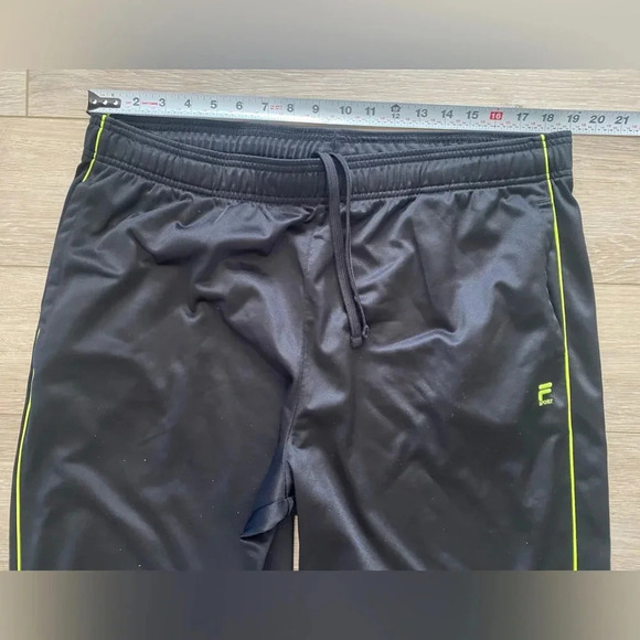 Fila Tennis Sports Athletic Leisure Black Drawstring Pants Men’s X-Large EUC - Picture 4 of 8